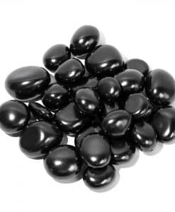 Large Polished shungite tumbled stones 3.15+ in (8+ cm) more than 0.13 lb (60 g) each, 2.2 lb (1 kg)