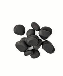 Large Non-polished shungite tumbled stones 3.15+ in (8+ cm) more than 0.13 lb (60 g) each, 2.2 lb (1 kg)